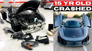 15 Year Old STOLE & CRASHED Dad's $600,000 Car!! - WE FIX LIKE BRAND NEW!!