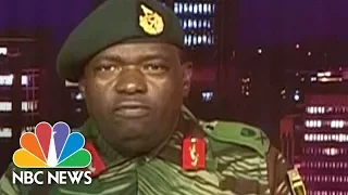 Zimbabwe Military Maj. Gen. S.B. Moyo After Seizing State TV: 'Not A Military Takeover' | NBC News