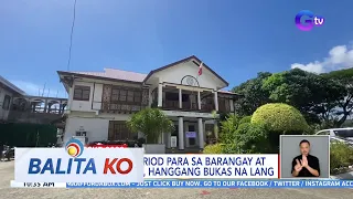 Campaign period para sa Barangay at SK elections, hanggang bukas na lang | BK