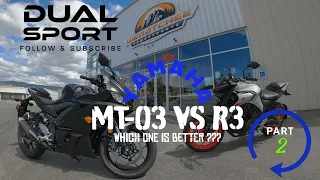 Yamaha MT-03 vs. R3 / Part 2