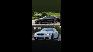 E55 AMG vs E92 M3 (mods in desc)