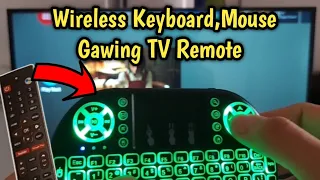 HOW TO USE WIRELESS MINI KEYBOARD AS TV REMOTE CONTROL