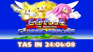 [TAS] Sonic Classic Heroes as Team Super Sonic in 24:06:08