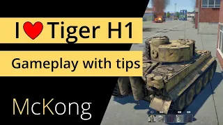 WAR THUNDER HOW TO PLAY TIGER 1 in realistic tank battles with tips for how to fight in a town