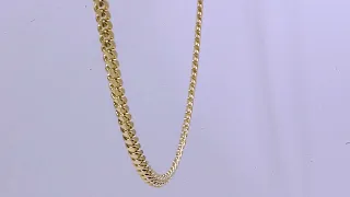 14k miami cuban link chain necklace 48.2 grams 24" 5mm. For sale, see link in the description