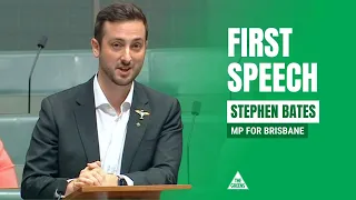 First Speech – Stephen Bates – Greens MP for Brisbane