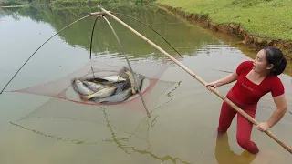 Top Videos: Survival Skills, Fishing Techniques Harvesting Many Big Fish