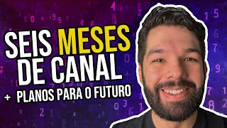 SEIS MESES de canal | Meus planos para o FUTURO