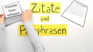 Zitate und Paraphrasen | Deutsch | Methoden