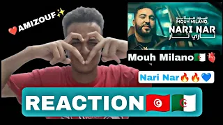 Mouh Milano - Nari Nar موح ميلانو - ناري نار {REACTION AMIZOUF🇹🇳🇩🇿💙}