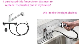 Mainstays Single Handle Pull-Out Kitchen Faucet