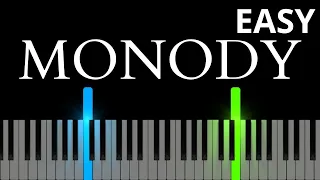 TheFatRat ft. Laura Brehm - Monody (EASY Piano Tutorial)