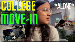 COLLEGE MOVE-IN ALONE AT 19! vlog *crazy experience*