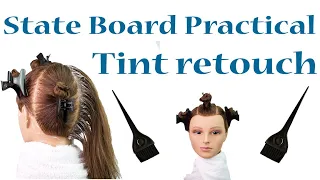 State Board Practical of Hair Color Retouch