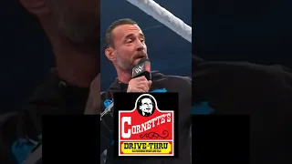 CM Punk mentions Jim Cornette Experience and Drive-Thru on WWE RAW #wwe #cmpunk #jimcornette #shorts