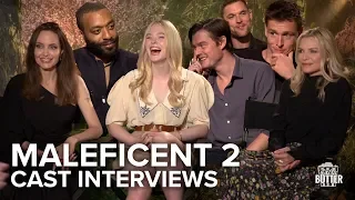 Maleficent: Mistress of Evil Cast Interviews | Angelina Jolie, Michelle, Elle & more | Extra Butter