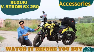 Suzuki V STROM SX 250 Accessories With Price : Must Have Modifications | Which One To Avoid?