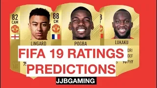 FIFA 19 Ratings Predictions - Manchester United