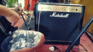 Marshall MG101FX guitar Amplifier unboxing ang sound check