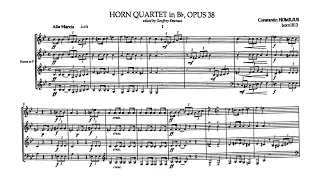 [Score] Friedrich Constantin Homilius - Horn Quartet in Bb major