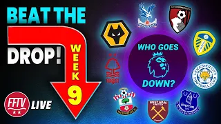 🔴 LIVE Beat The Drop | Who Is Getting Relegated From The Premier League? Week 9