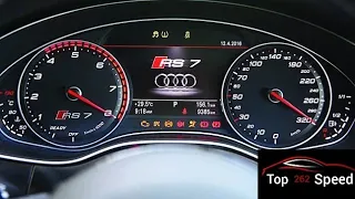 Audi RS7 (2013 )  750 л.с Сумасшедший разгон  и максималка