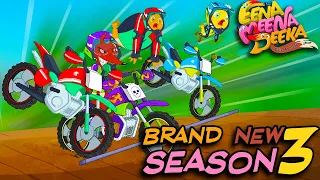 Dirt Bike Race 🏍  | BRAND NEW - Season 3 | Eena Meena Deeka Official | Funny Cartoons for Kids