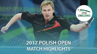 2017 Polish Open Highlights: Kaii Yoshida vs Benedikt Duda (1/2)