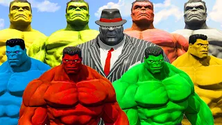 Team Hulk Army vs Grey Hulk Boss - Epic Battle