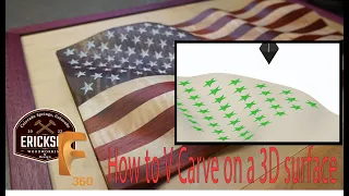 How to V Carve onto a 3D surface | Fusion360 to CNC
