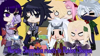 Naruto Shippuden reacts to Raiden Shogun