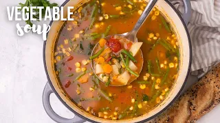 Easy Healthy Vegetable Soup | The Recipe Rebel