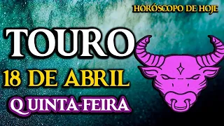 💙𝐎 𝐜é𝐮 𝐞𝐬𝐭á 𝐜𝐡𝐞𝐢𝐨 𝐝𝐞 𝐩𝐨𝐬𝐬𝐢𝐛𝐢𝐥𝐢𝐝𝐚𝐝𝐞𝐬💫 Touro♉ 18 de Abril 2024| Horóscopo de hoje