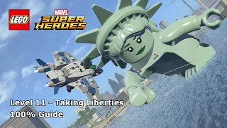 #11 Taking Liberties 100% Guide - LEGO Marvel Super Heroes