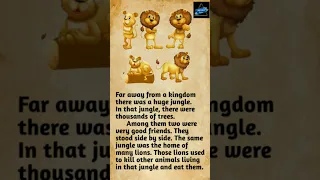 #shorts Tree And Lion || Best pixel English || English Story