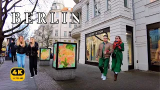 [4K] Walking Tour of Berlin's Home to the Most LUXURIOUS Brands of the World, Kurfürstendamm 🇩🇪