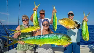 Offshore MAHI Fishing in Florida Keys! Catch and Cook! Islamorada, FL