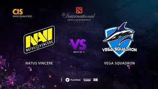 Natus Vincere vs Vega Squadron, TI9 Qualifiers CIS, bo3, game 3 [4ce & Lex]