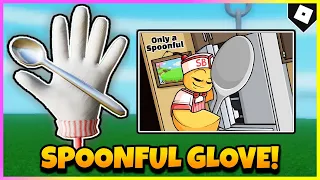 How to get SPOONFUL GLOVE + SHOWCASE in SLAP BATTLES! [ROBLOX]