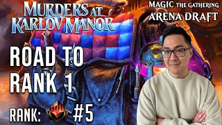 Ultimate Grixis Cheons | Mythic 5 | Road To Rank 1 | Murders At Karlov Manor Draft | MTG Arena