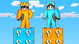 Minecraft INSANE LUCKY BLOCK RACE TOWER! NOOB VS PRO VS HACKER!