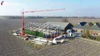 Nieuwbouw bewaarplaats in Kommerzijl