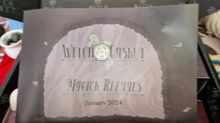 #witchcasket  box January 2024: Magical Rituals