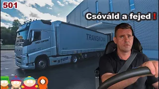A kamionos 1 napja -  Csóváld a fejed - 501.videó
