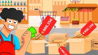 Quebrando o RECORDE DE VENDAS do Supermarket Simulator