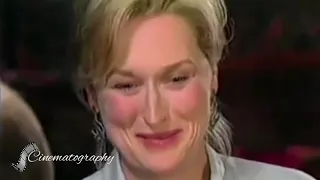 Meryl Streep Rare Interview Footage Video 1998 Hollywood Stars