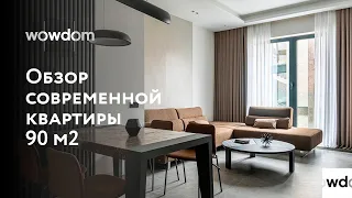 Квартира с камином в стиле итальянских каталогов 90 м2