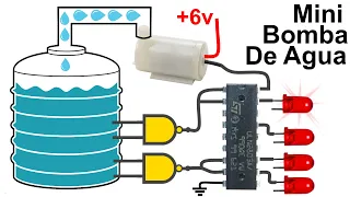 How to fill a water tank with this circuit!