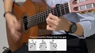 Beautiful Things by Benson Boone (EASY strum)