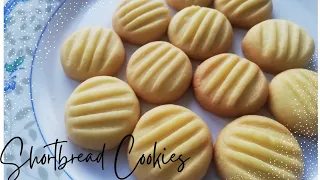 3- Ingredients Buttery Shortbread Cookies Recipe | #shorts